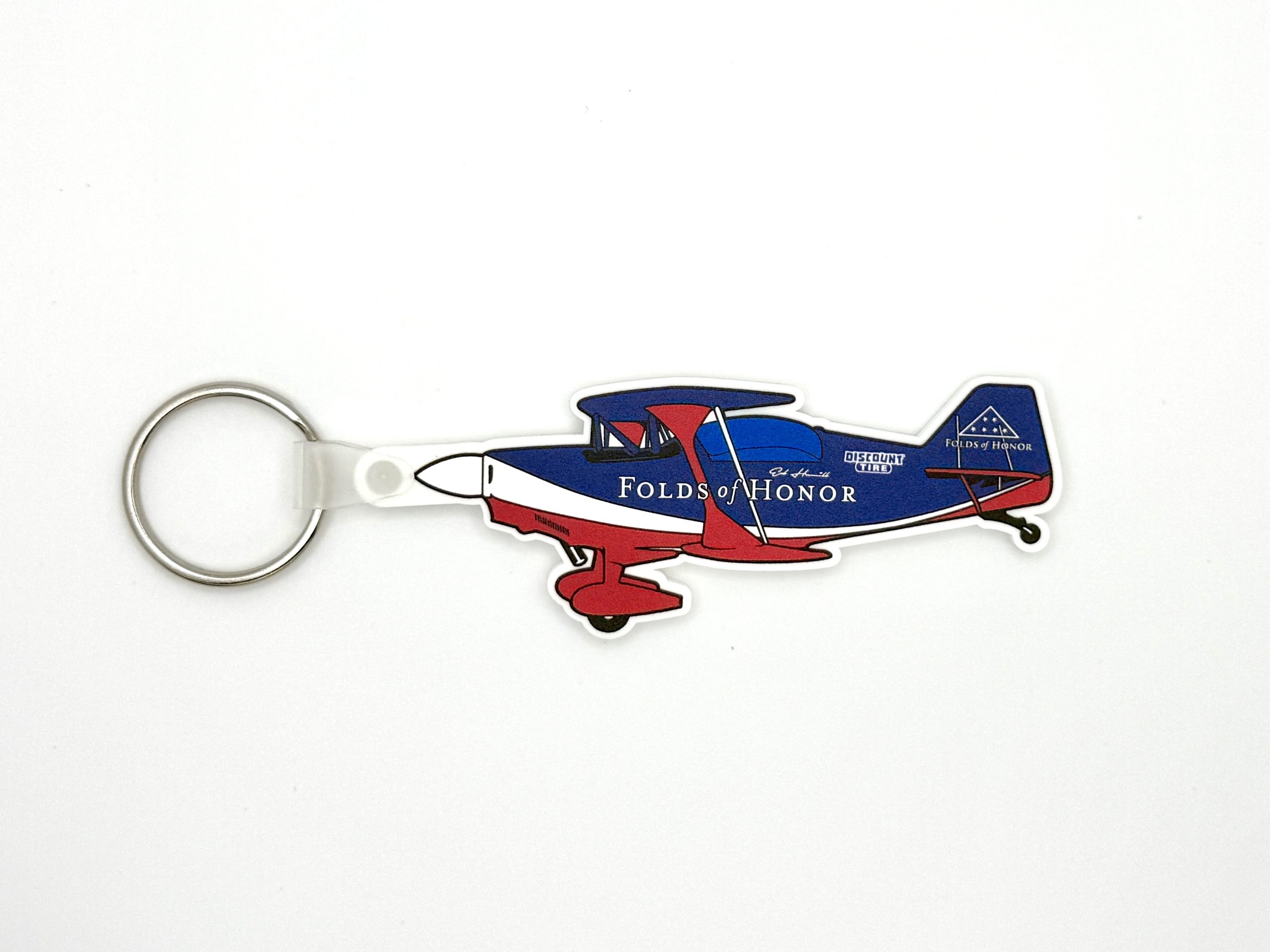 Biplane Keychain